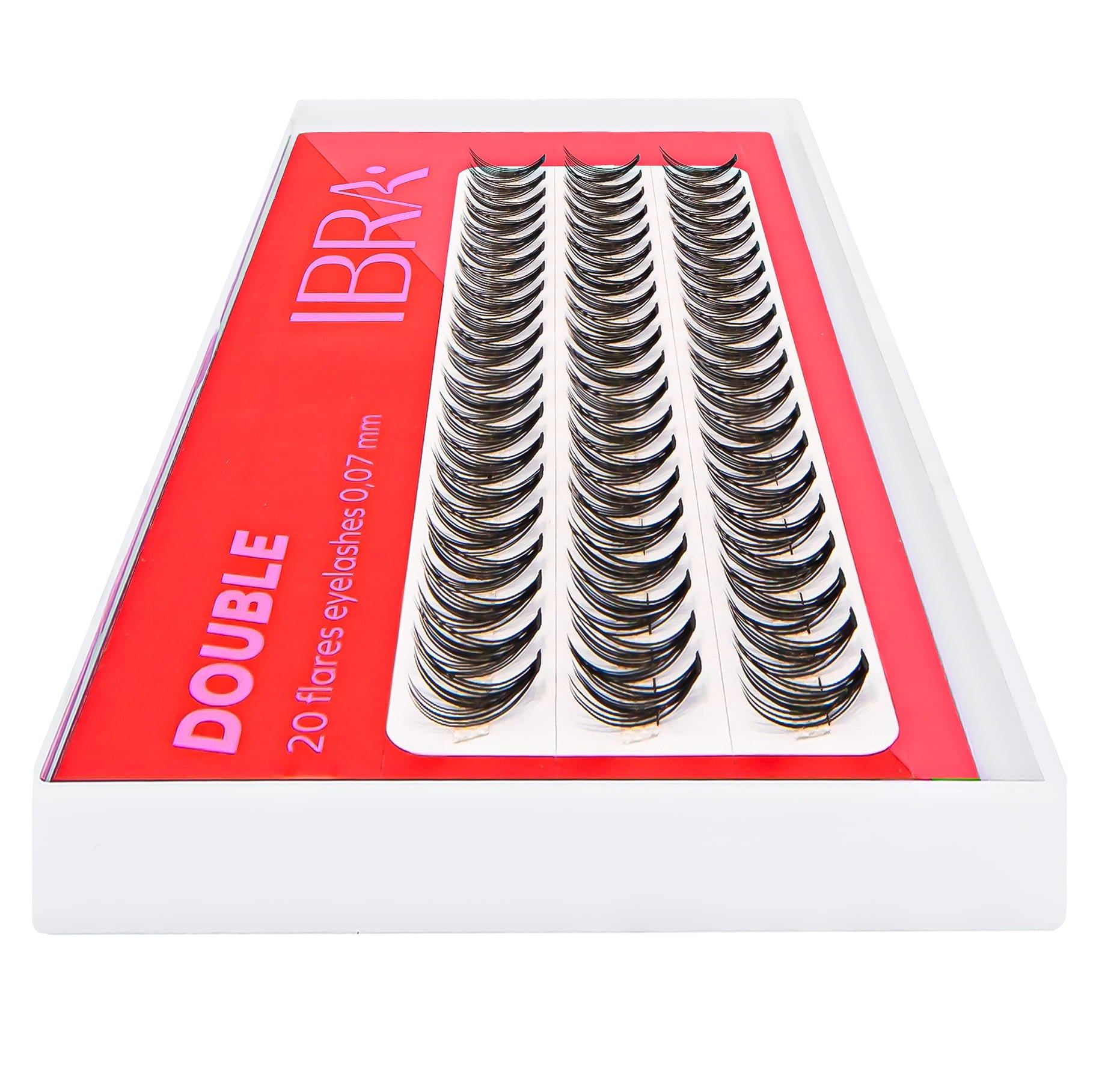 Tufts eyelashes Double knot-free 11mm IBRA Makeup