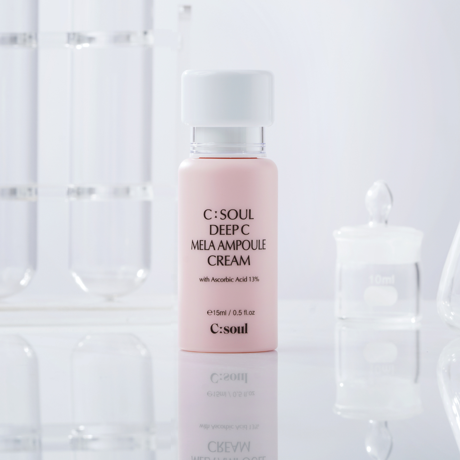 Nawilżający Krem-Serum do twarzy Deep C Mela Ampoule Cream C:Soul