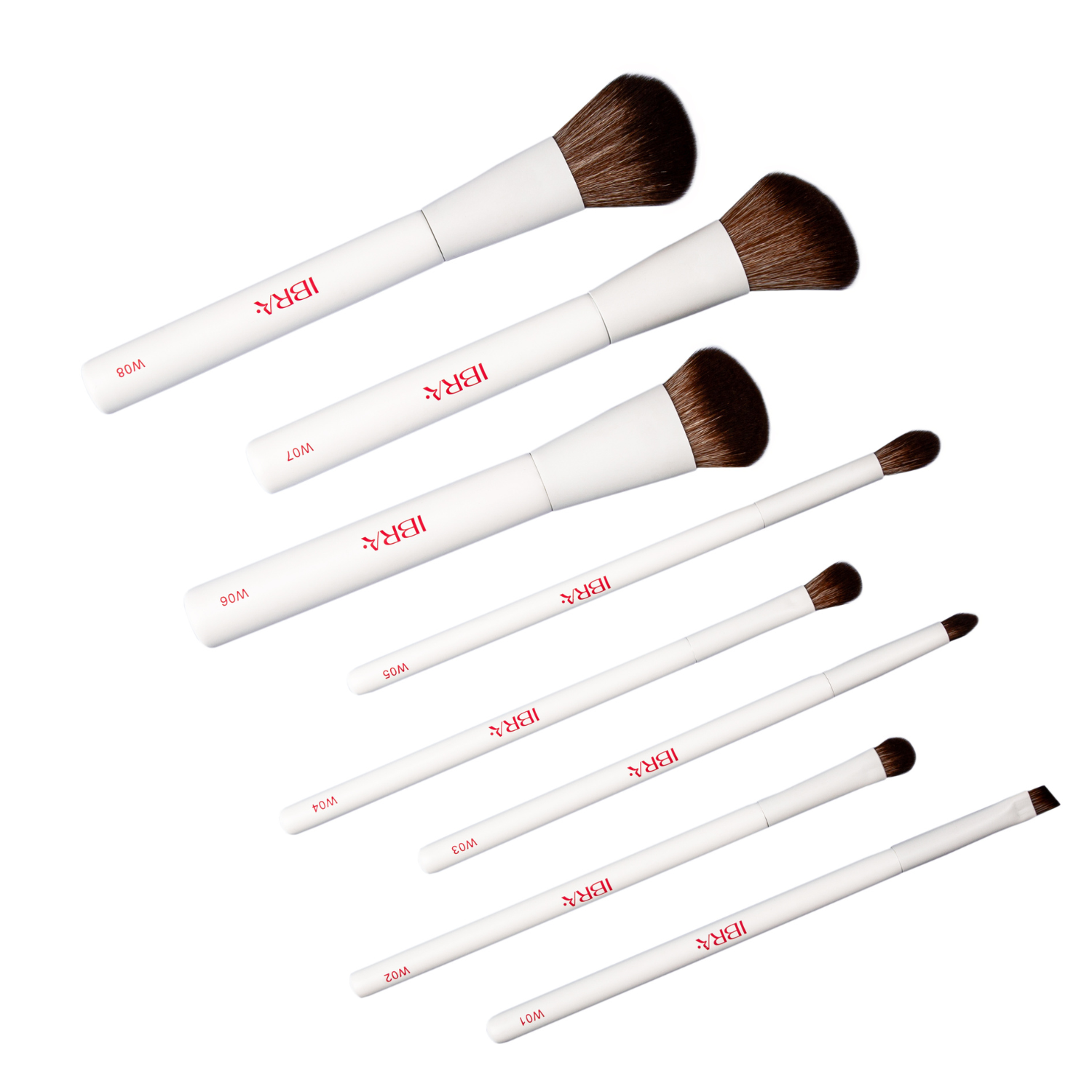 Zestaw pędzli do makijażu White IBRA Makeup