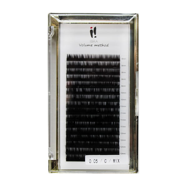 Metodo volume ciglia 0,05 C MIX IBRA Makeup