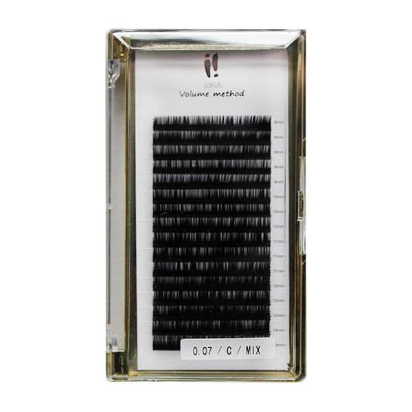 Rzęsy volume method 0,07 C MIX IBRA Makeup