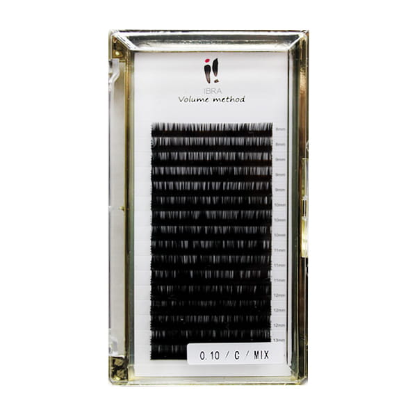 Metodo volume ciglia 0,10 C MIX IBRA Makeup