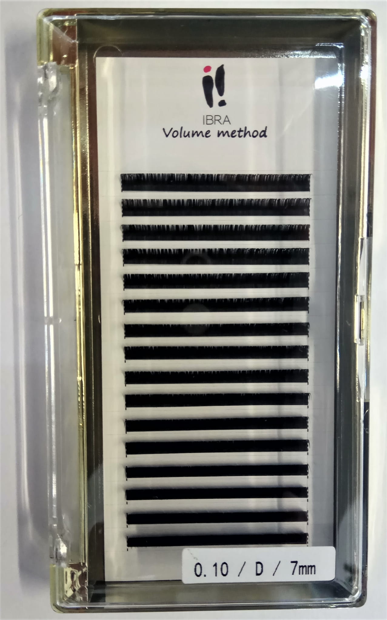 Metodo volume ciglia 0,10 D 7mm IBRA Makeup
