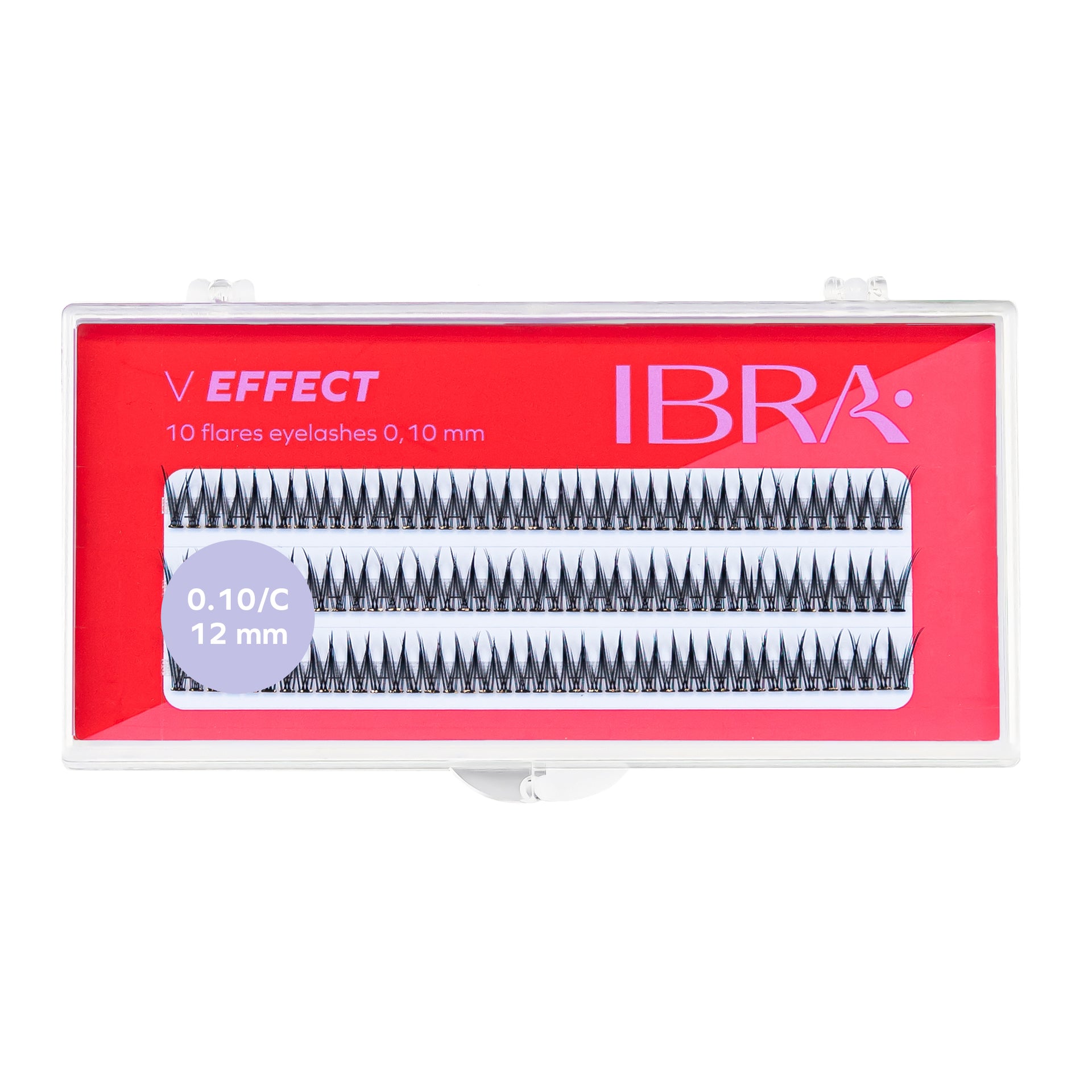 Kępki rzęs V effect C 12mm IBRA Makeup
