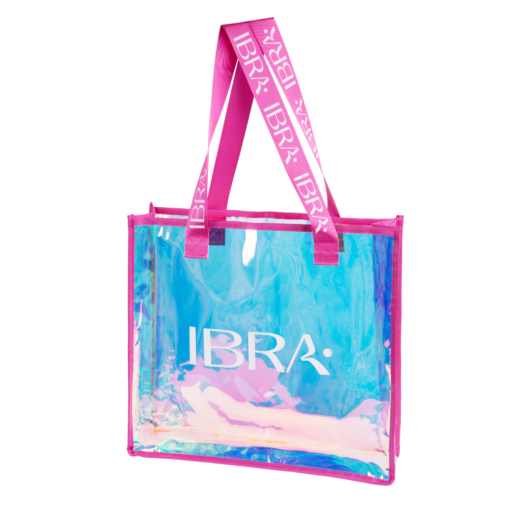 IBRA Makeup pink advertising bag