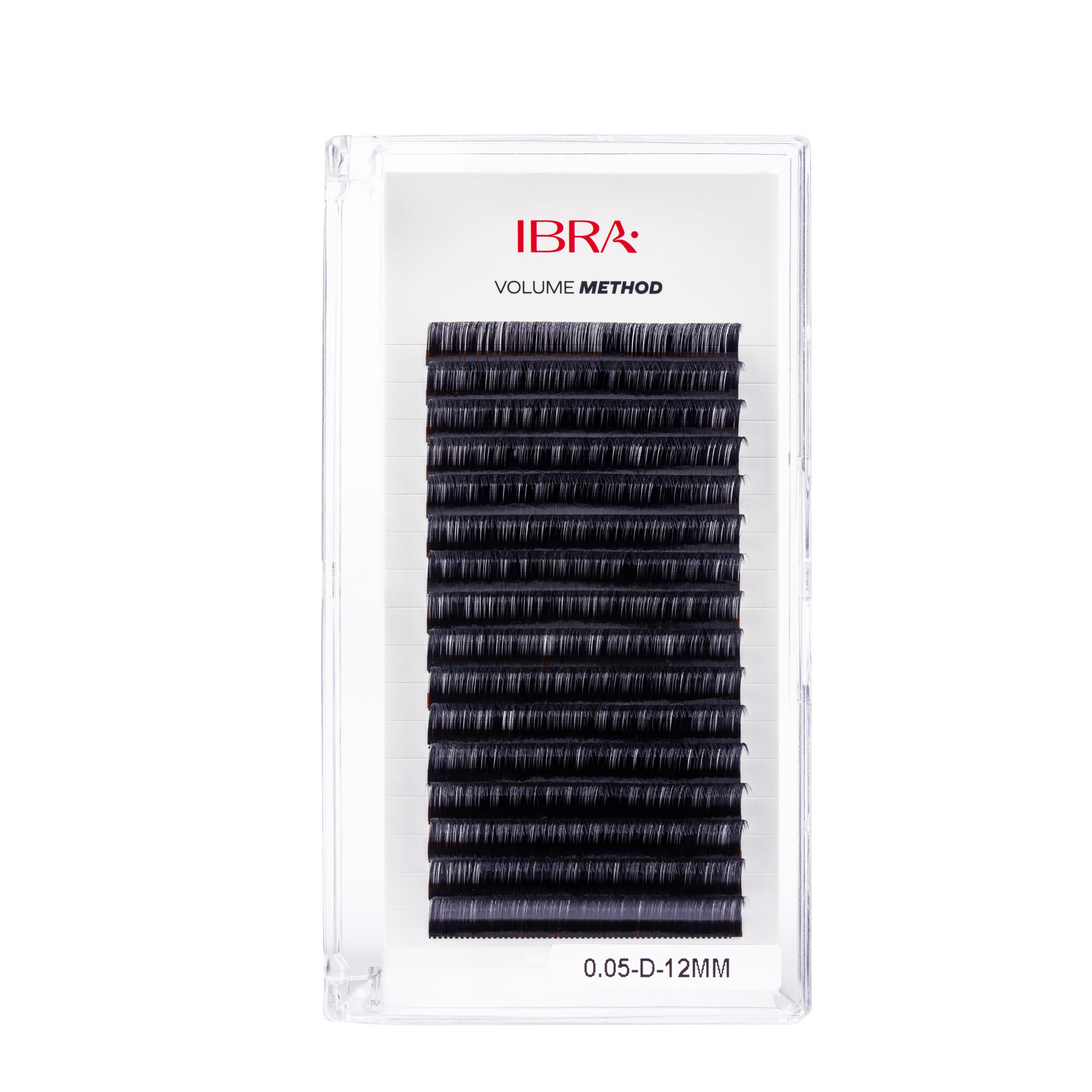 Rzęsy volume method 0,05 D 12MM IBRA Makeup