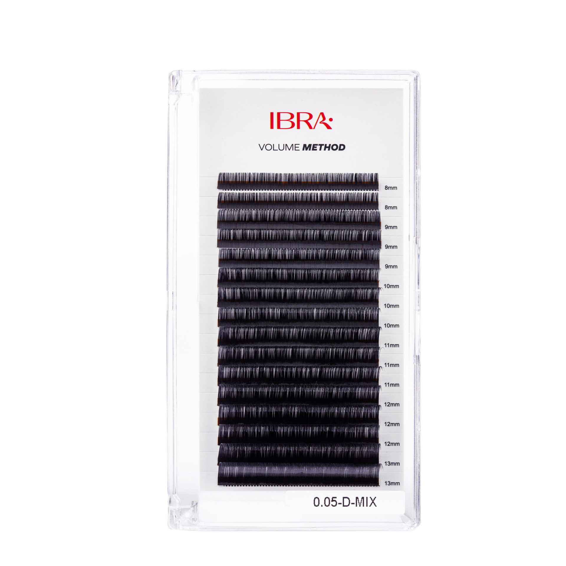 Rzęsy volume method 0,05 D MIX IBRA Makeup