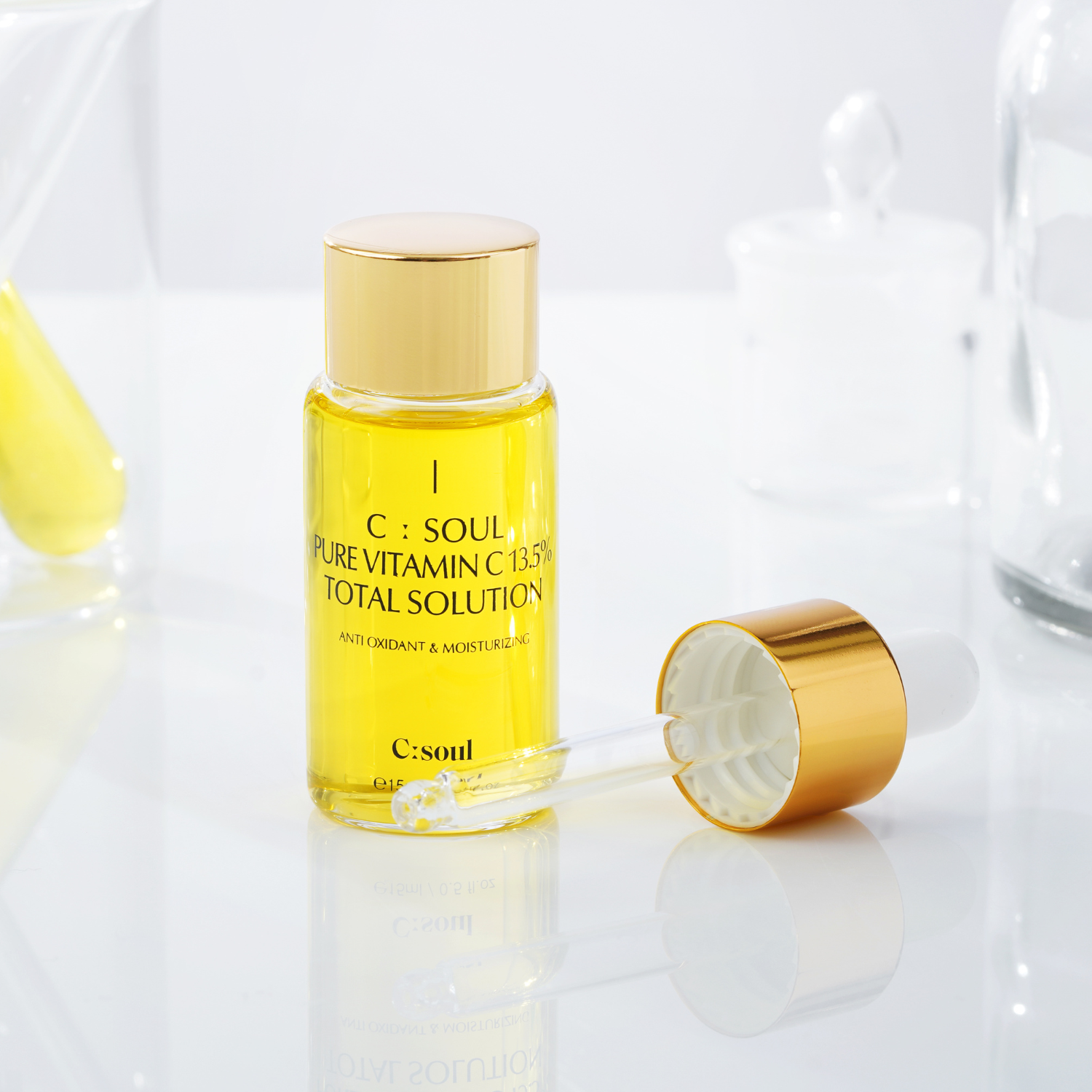 Pure Vitamin C 13.5% Total Solution Nawilżające Serum Antyoksydacyjne do twarzy C:Soul
