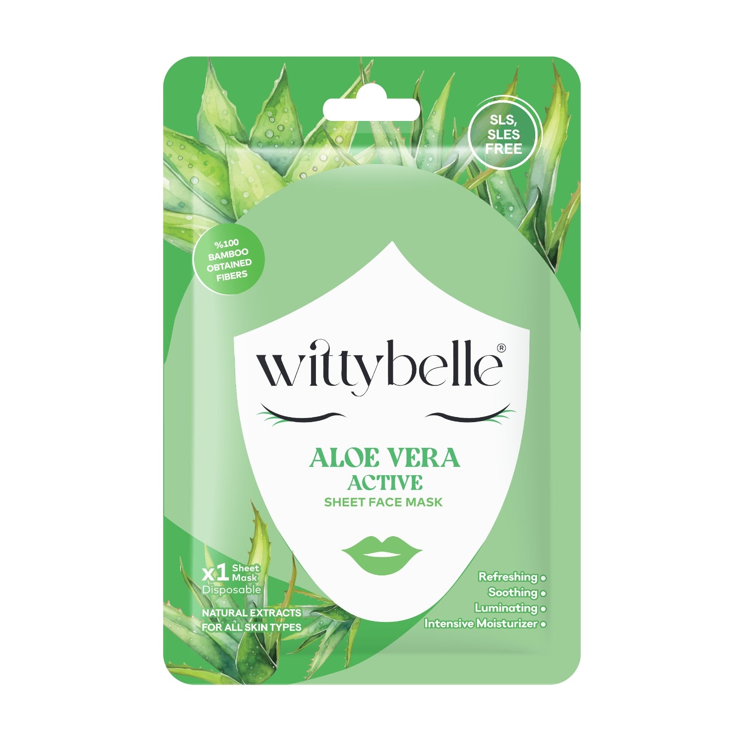 Aloesowa Maseczka Na Twarz Wittybelle