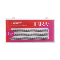 Kępki rzęs V effect B 9mm IBRA Makeup