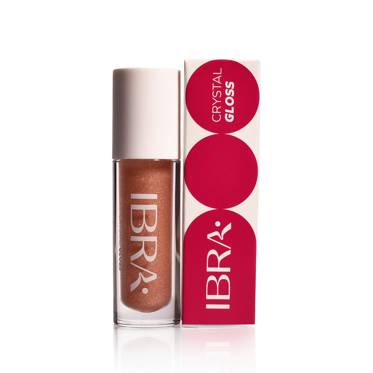 Odżywczy błyszczyk do ust z krystalicznymi drobinkami Crystal Gloss nr 3 IBRA Makeup
