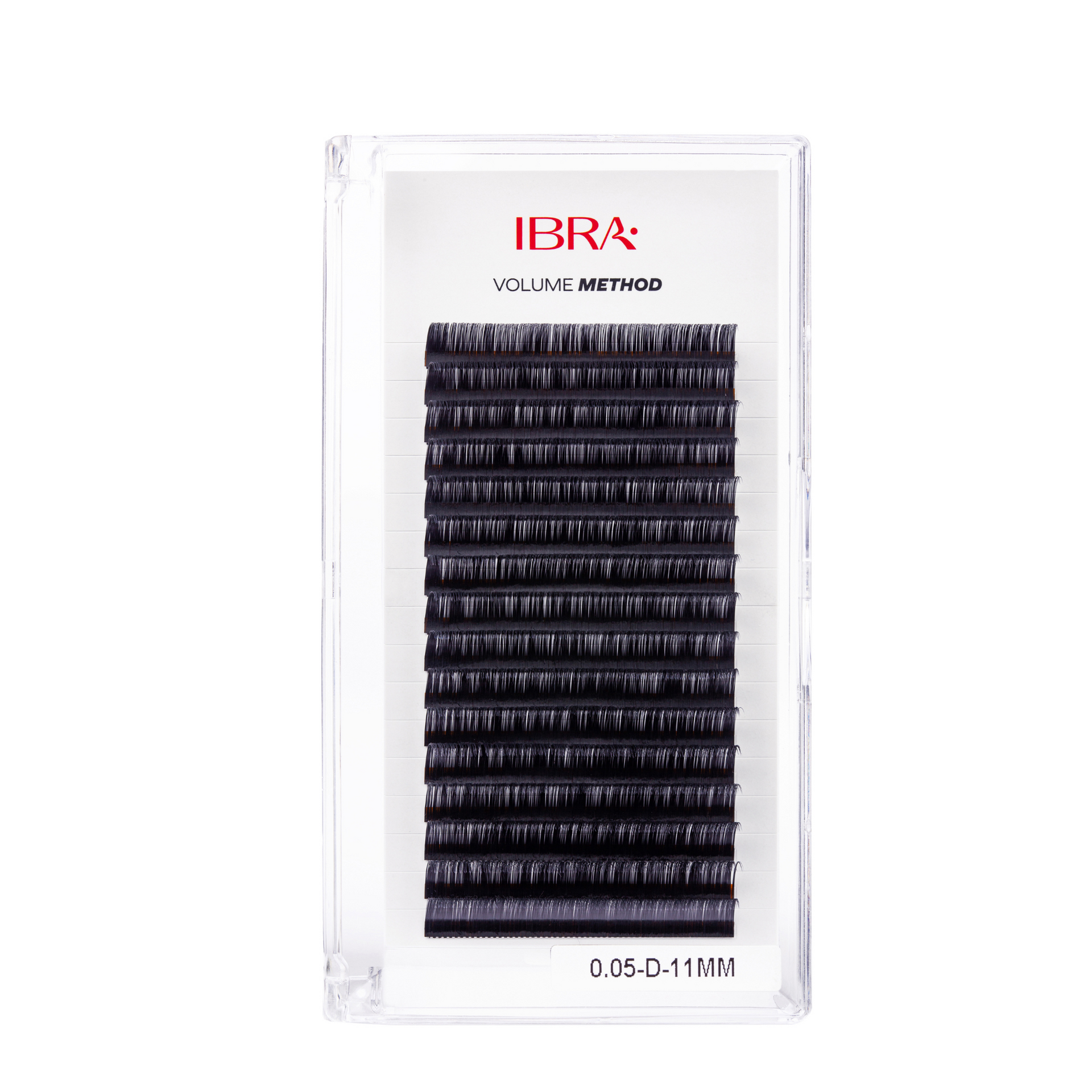 Rzęsy volume method 0,05 D 11MM IBRA Makeup