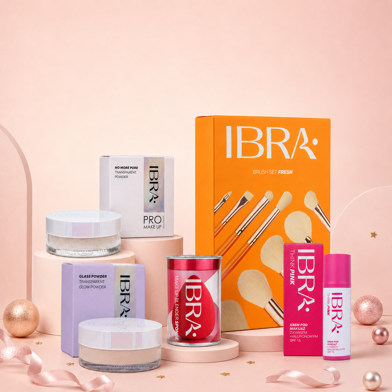 Zestaw urodzinowy "Cera gotowa na zdjęcia" IBRA Makeup