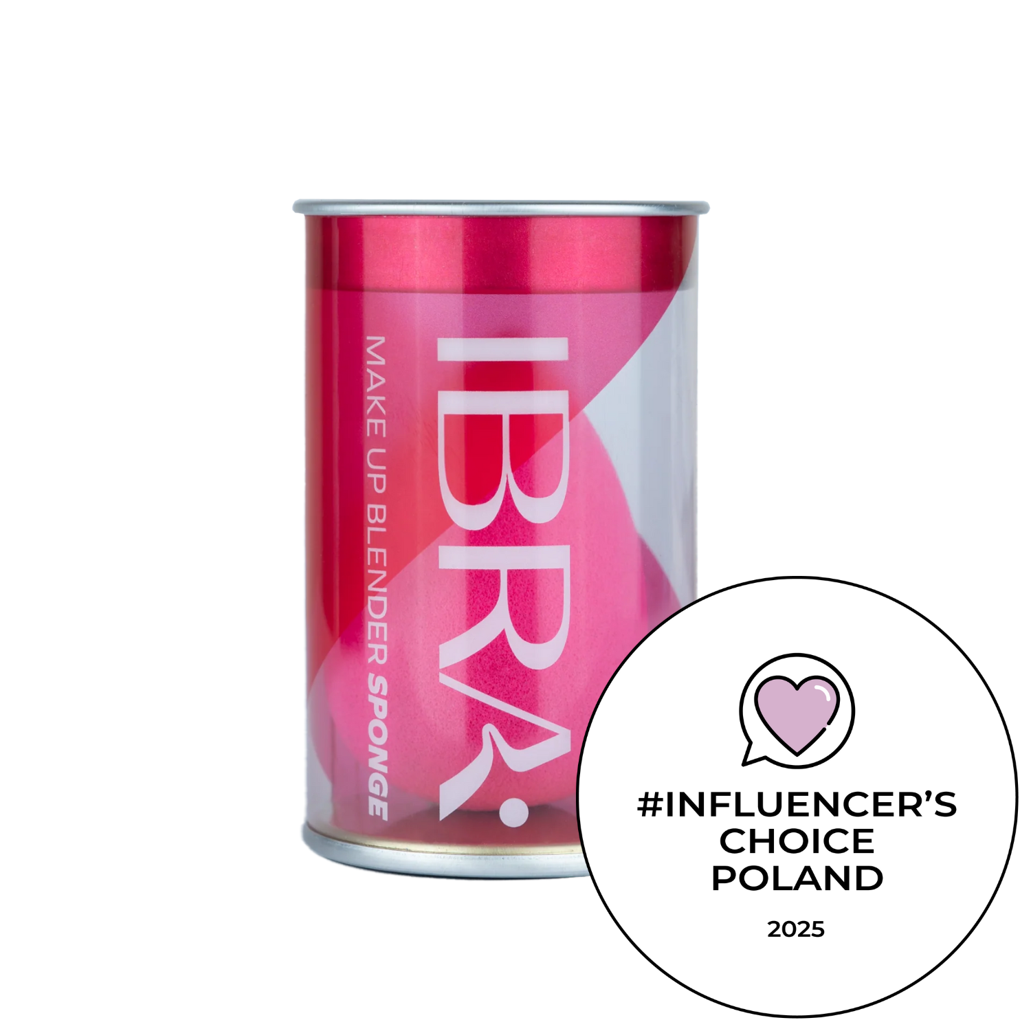 Makeup Blender sponge różowa gąbka do makijażu IBRA Makeup
