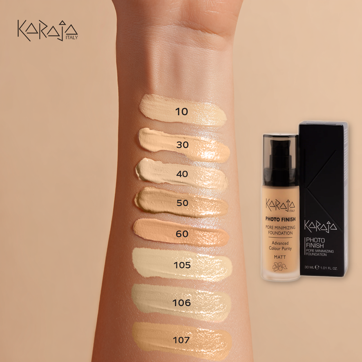 Photo Finish Mattifying Foundation No. 10 Karaja